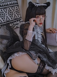 Cosplay cheese Wii - black transparent maid(26)