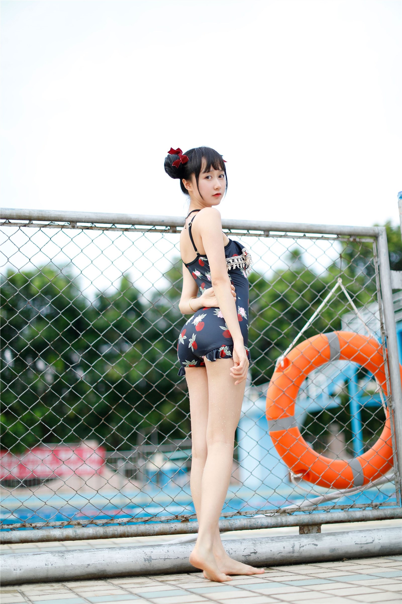 Cosplay mumianmian strawberry swimsuit(14)