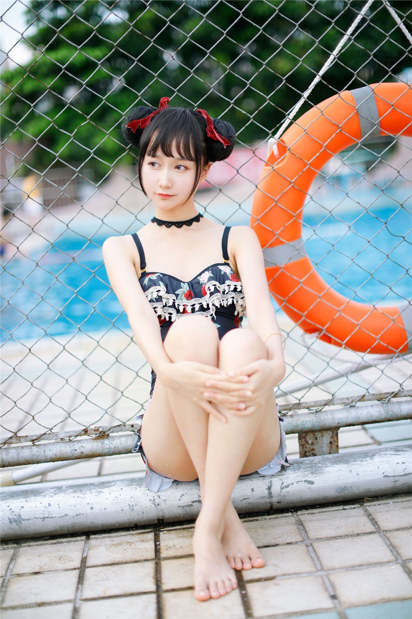 Cosplay mumianmian strawberry swimsuit(20)