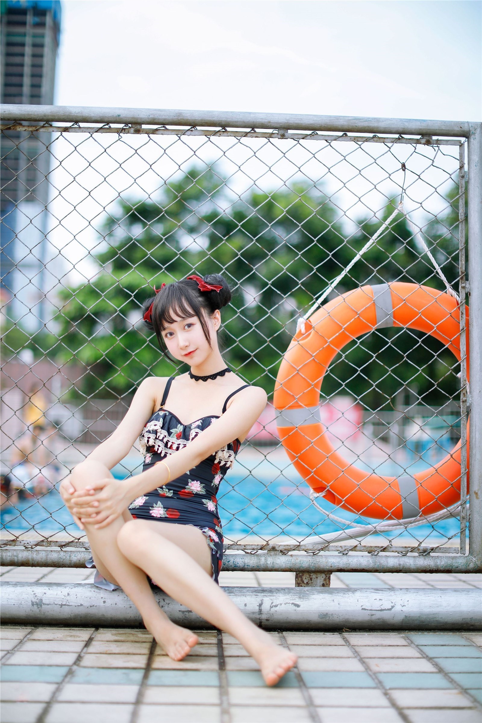 Cosplay mumianmian strawberry swimsuit(23)