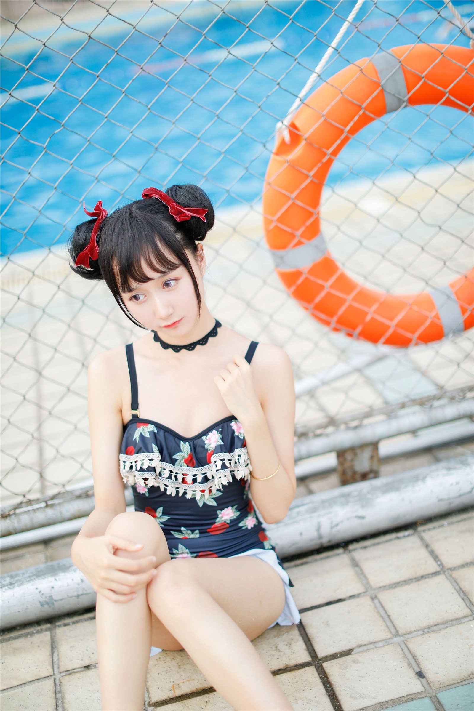 Cosplay mumianmian strawberry swimsuit(26)