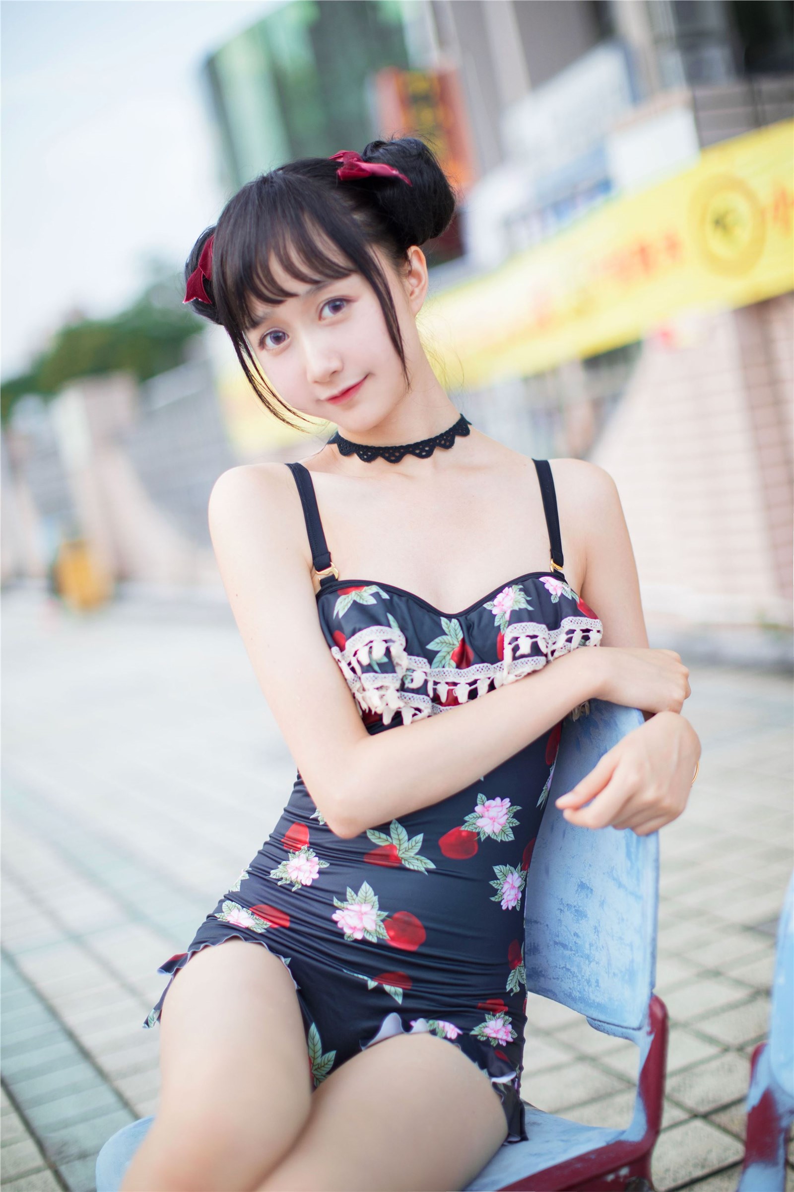 Cosplay mumianmian strawberry swimsuit(39)