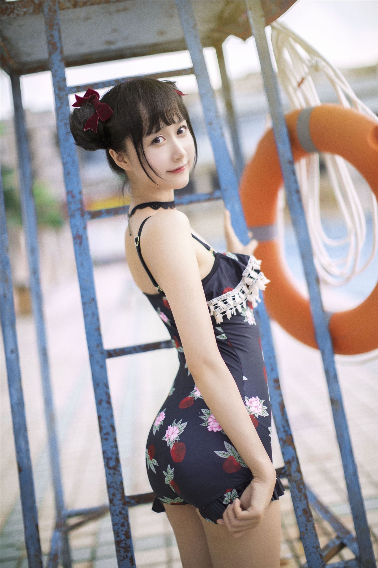 Cosplay mumianmian strawberry swimsuit(5)