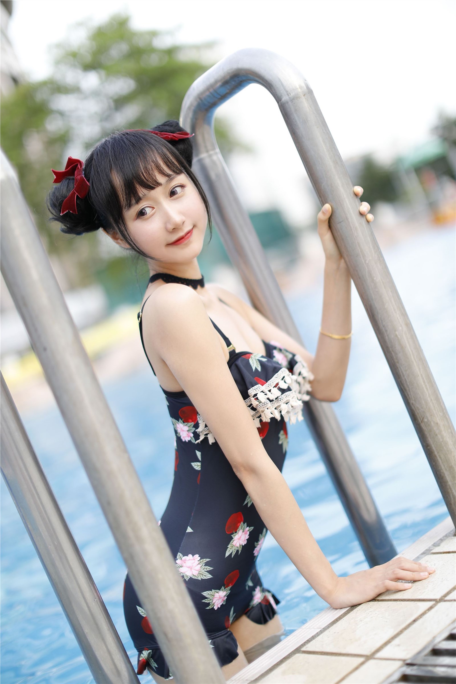 Cosplay mumianmian strawberry swimsuit(8)