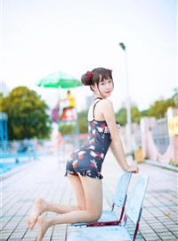 Cosplay mumianmian strawberry swimsuit(31)