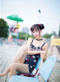 Cosplay mumianmian strawberry swimsuit(38)