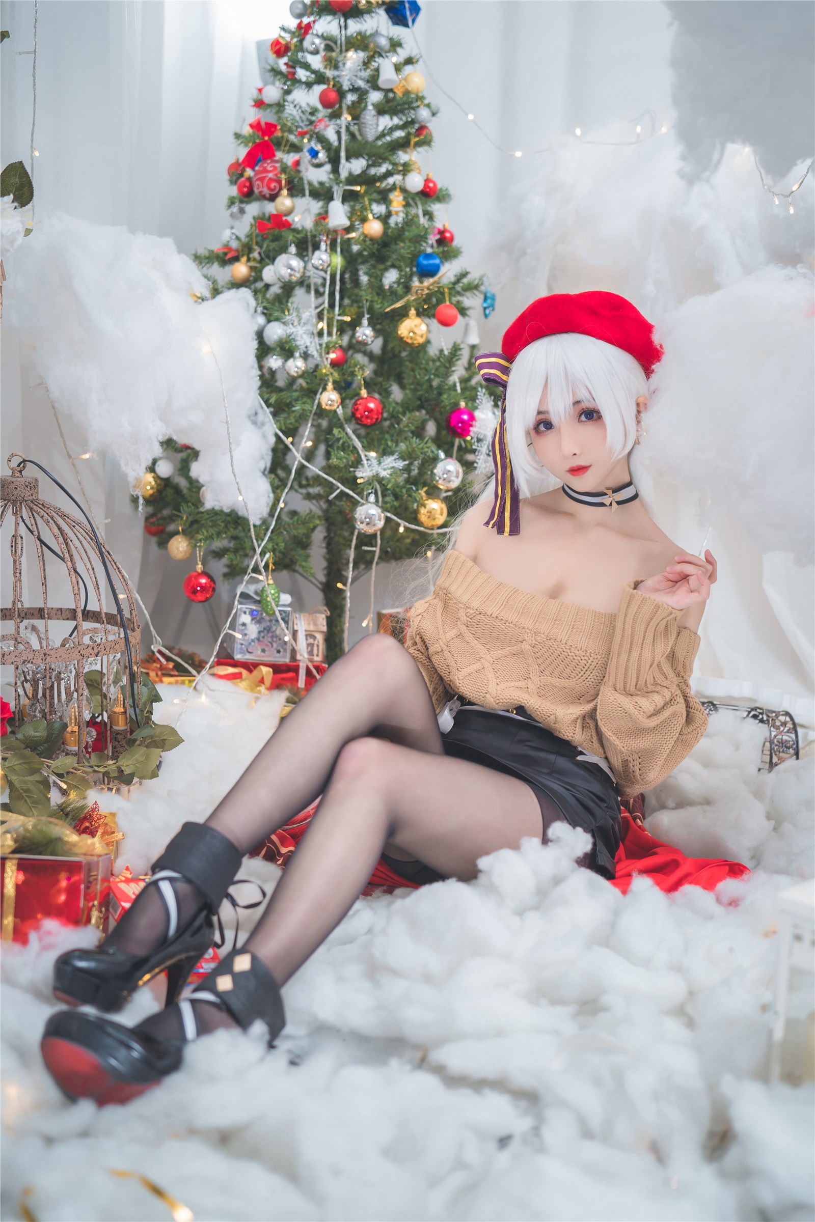 Cosplay rioko - Belfast Christmas(11)