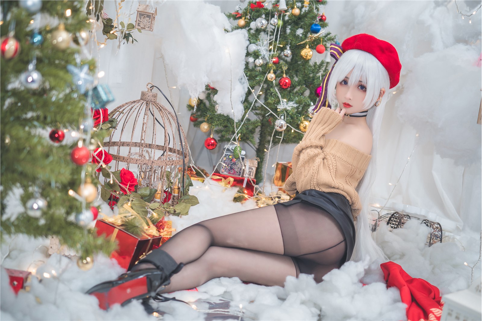 Cosplay rioko - Belfast Christmas(13)