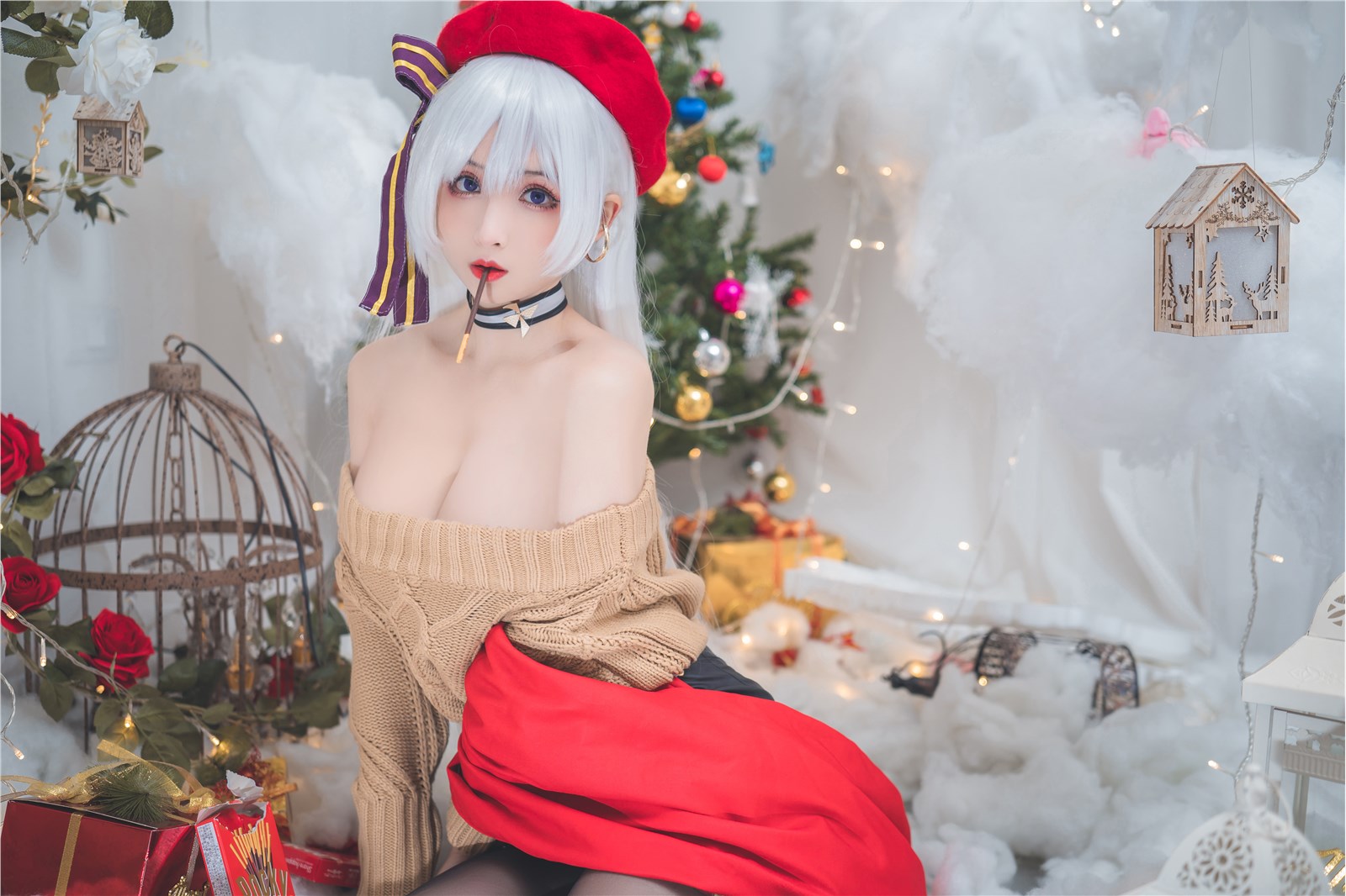 Cosplay rioko - Belfast Christmas(15)