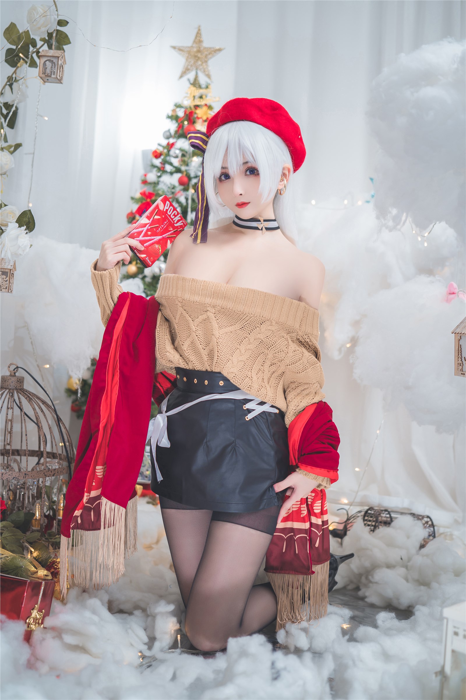 Cosplay rioko - Belfast Christmas(16)