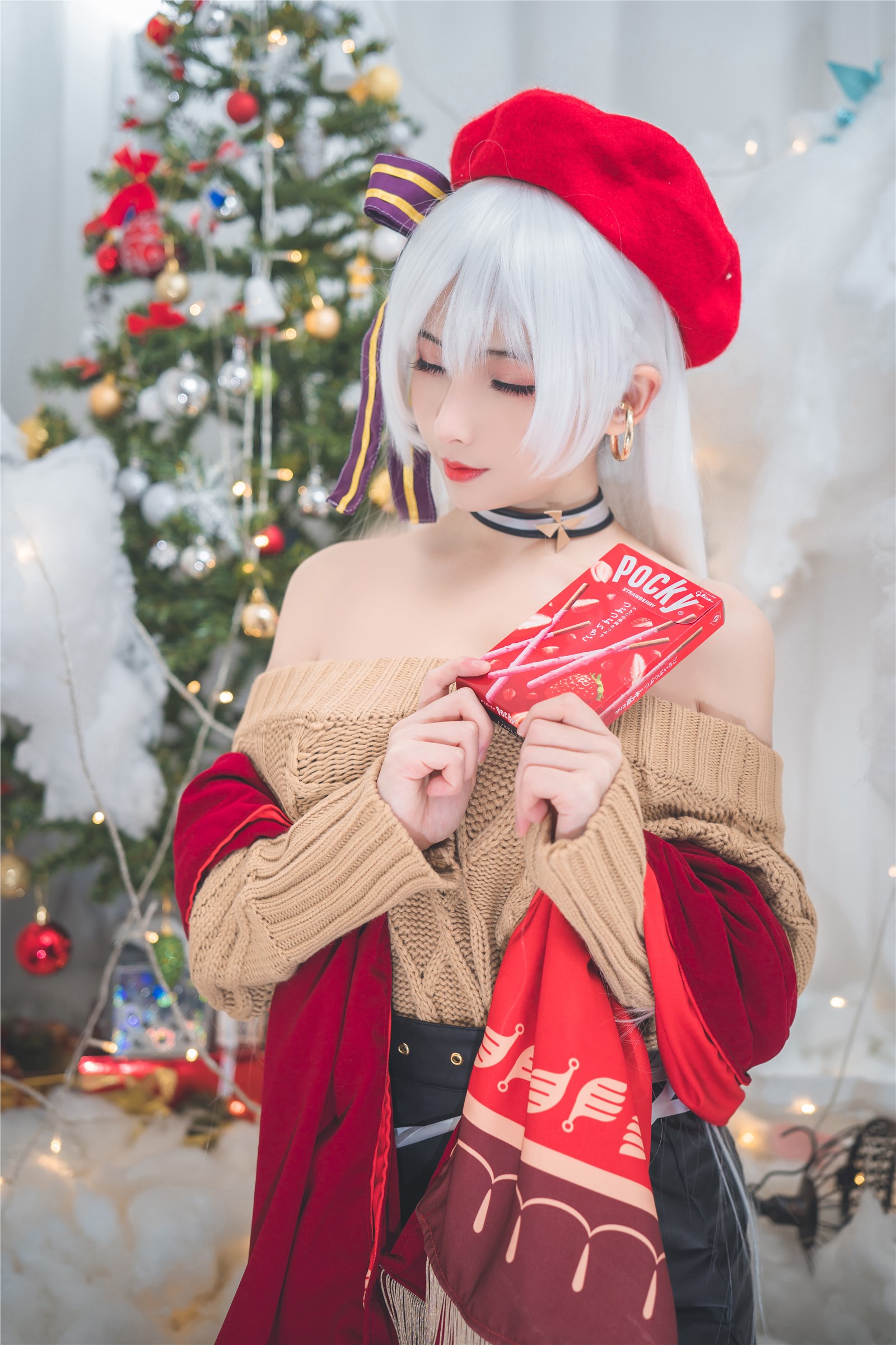 Cosplay rioko - Belfast Christmas(17)