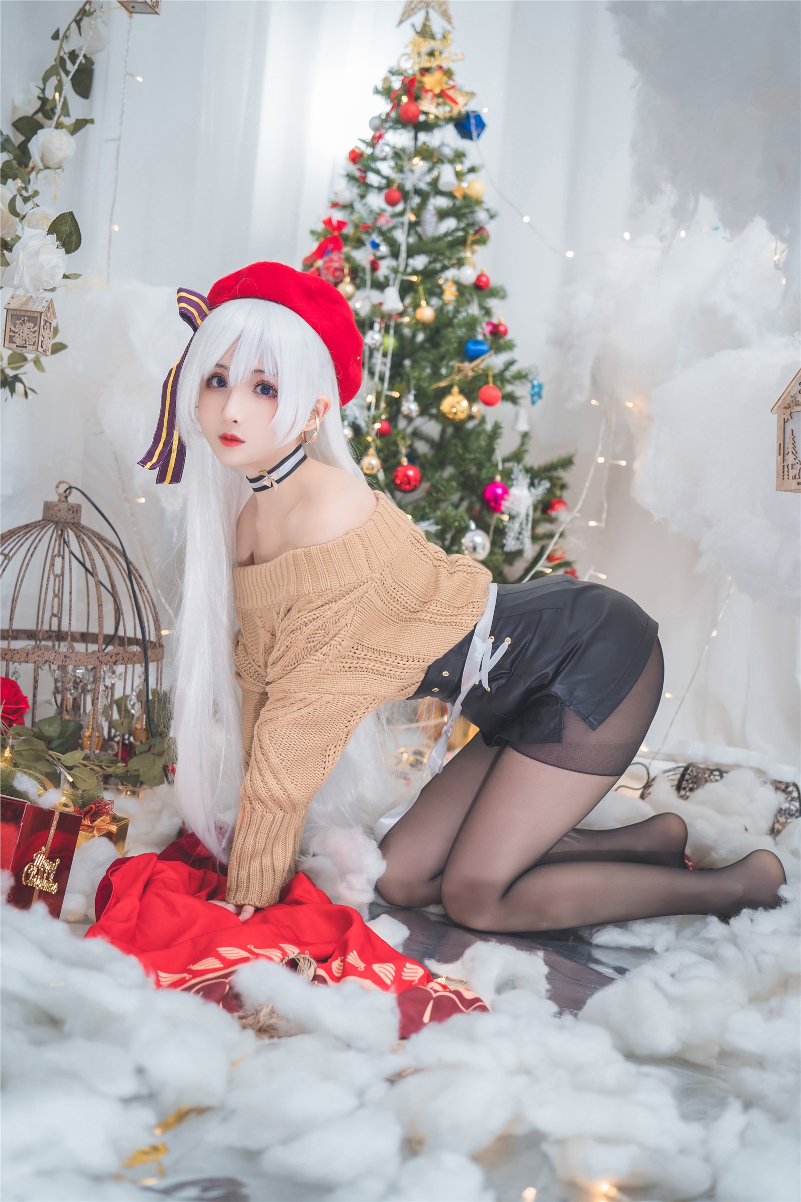 Cosplay rioko - Belfast Christmas(19)