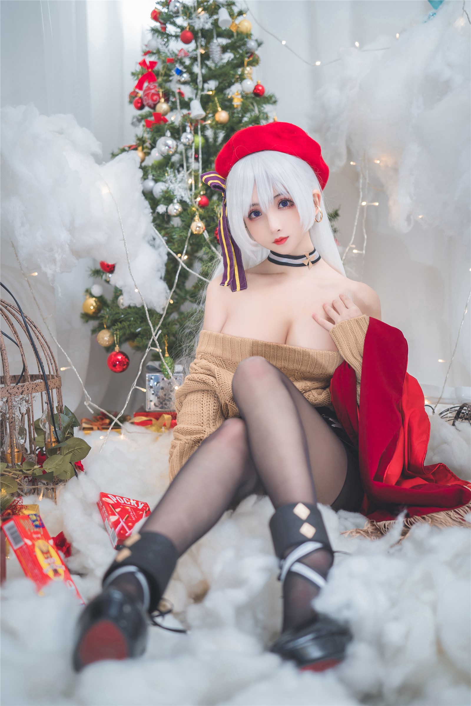 Cosplay rioko - Belfast Christmas(5)