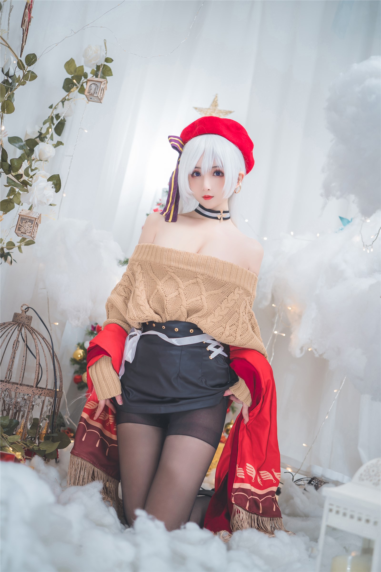 Cosplay rioko - Belfast Christmas(7)