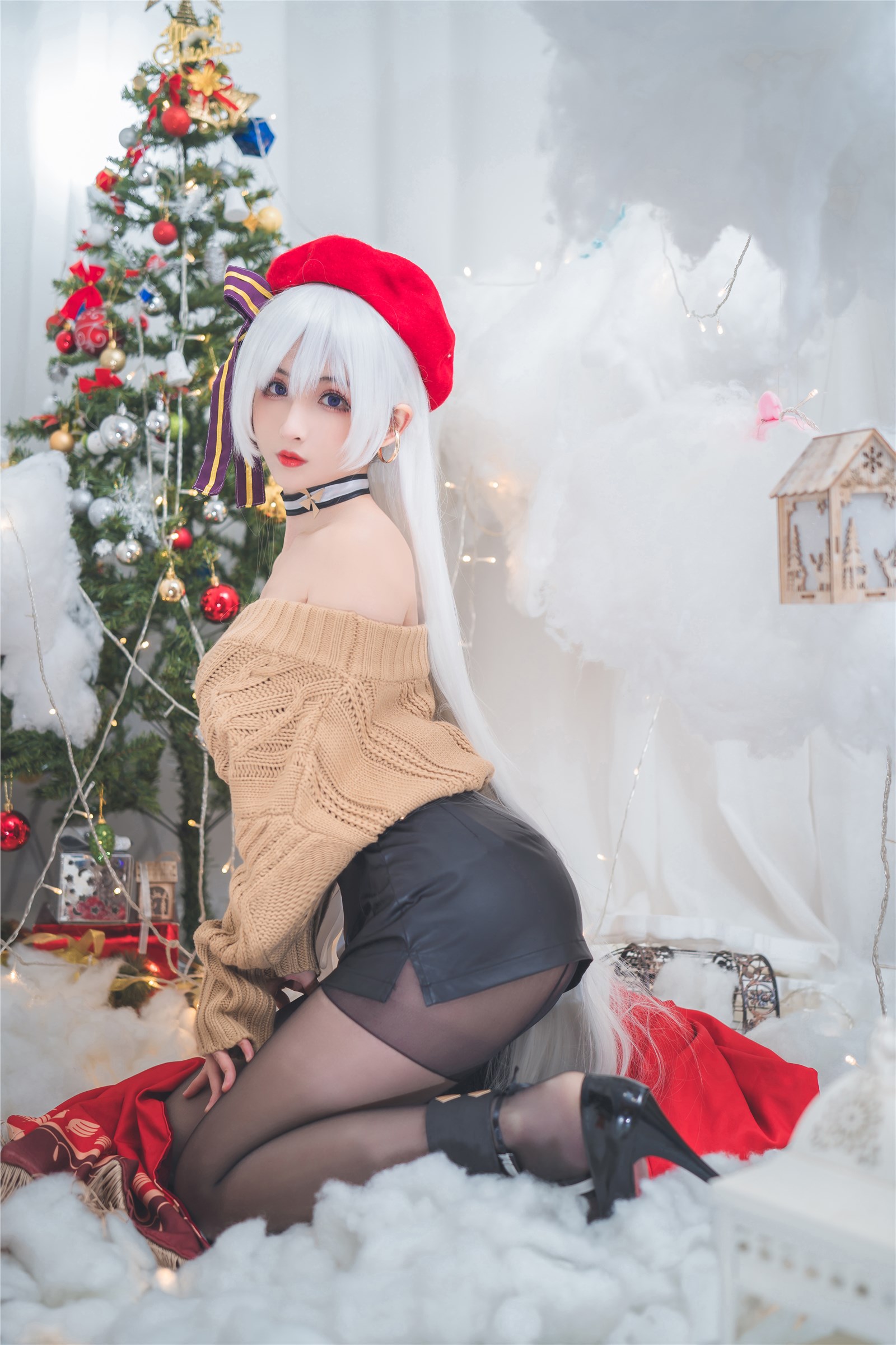 Cosplay rioko - Belfast Christmas(8)