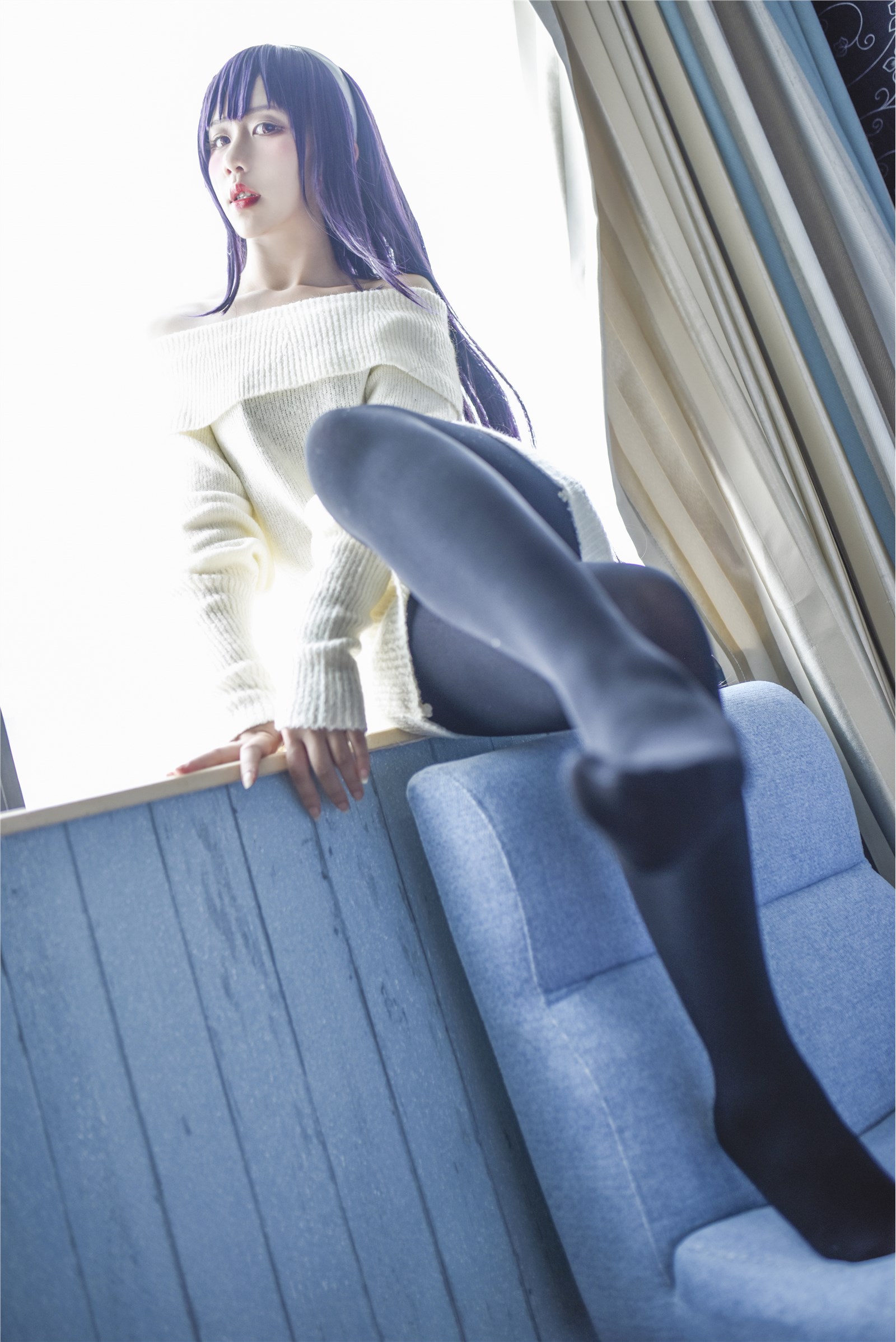 Cosplay Jiuqu Jean black silk(6)