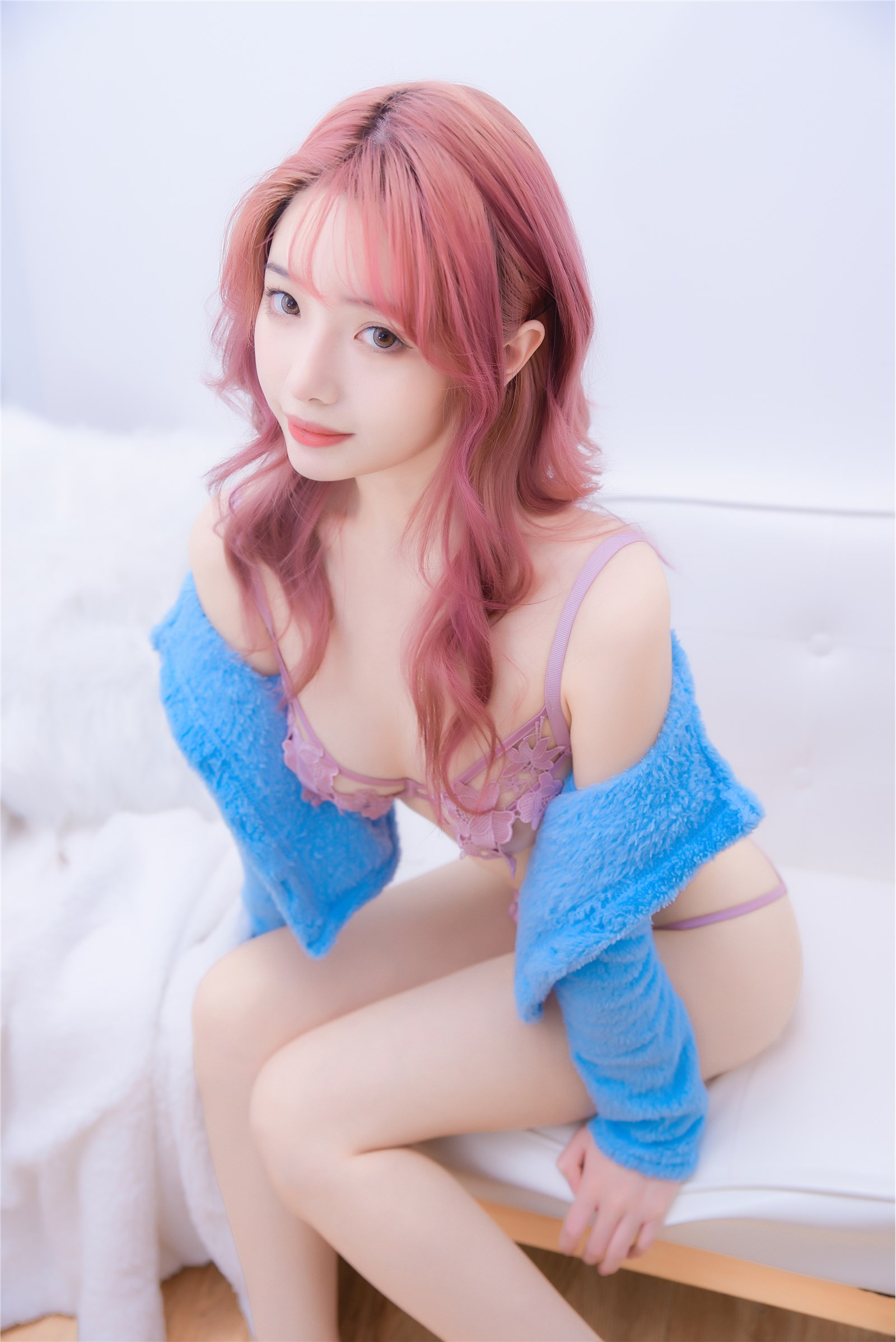 Cosplay Wenmei - Blue Pink(19)