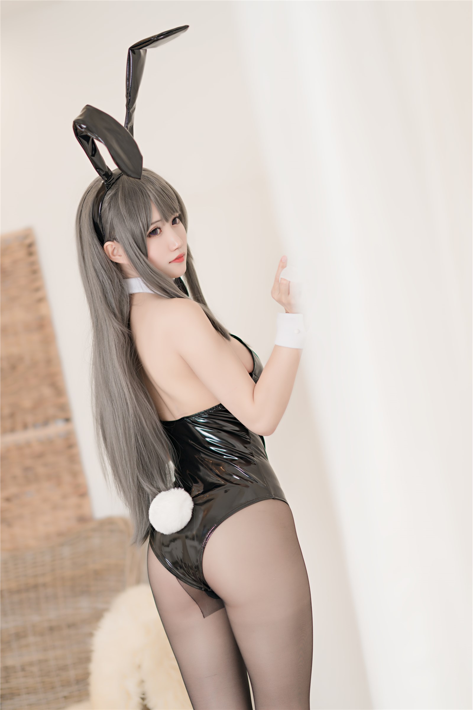 Cosplay xiaocang Qiandai w-ma_ Rabbit girl(12)