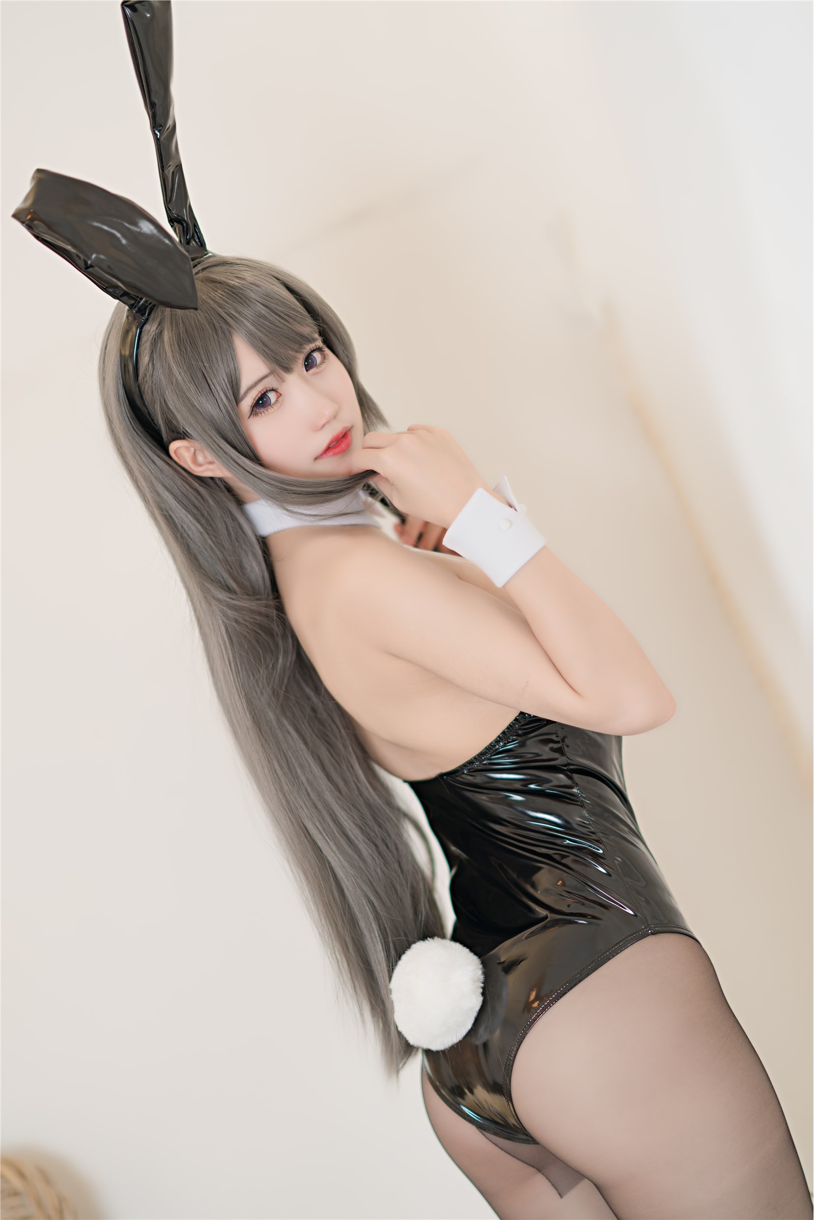 Cosplay xiaocang Qiandai w-ma_ Rabbit girl(14)