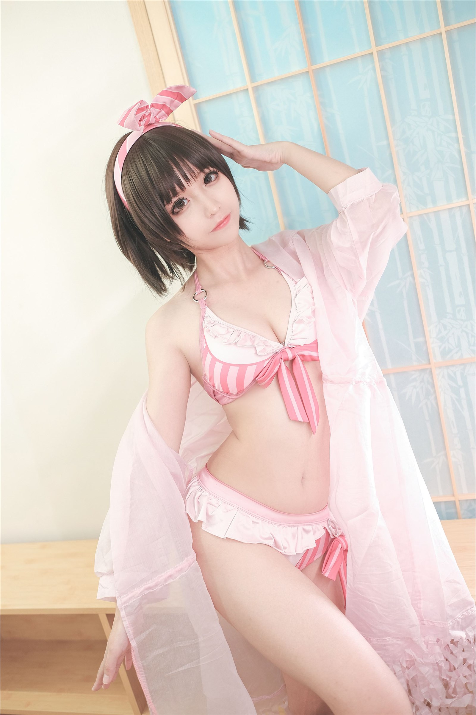 Stupid foam Kato Hui swimsuit(17)