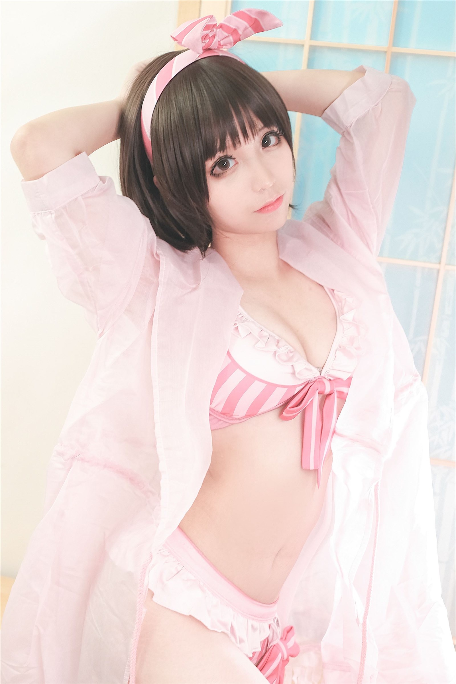 Stupid foam Kato Hui swimsuit(18)