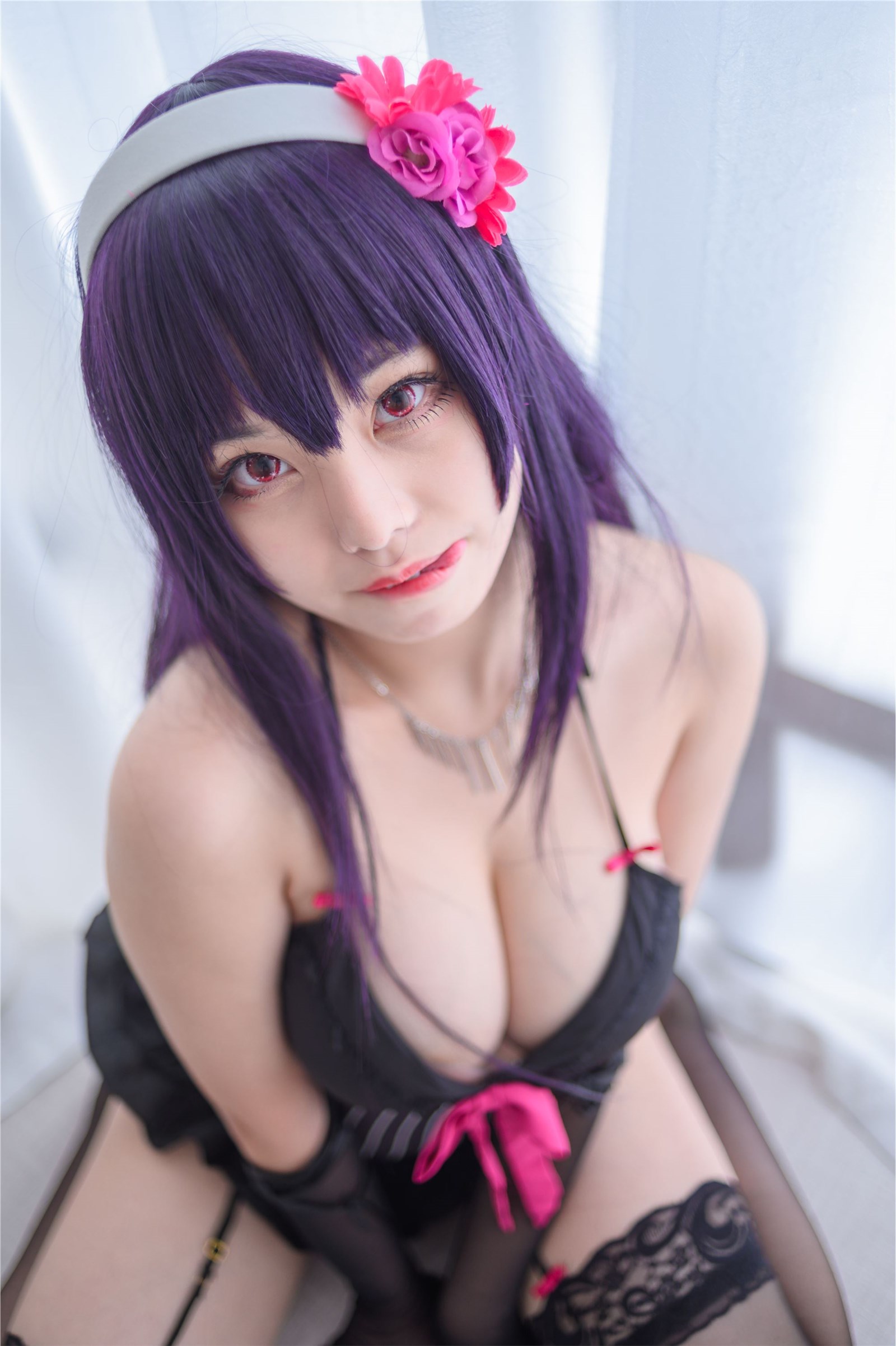 Cosplay honey cat Qiu Xuejie underwear(43)