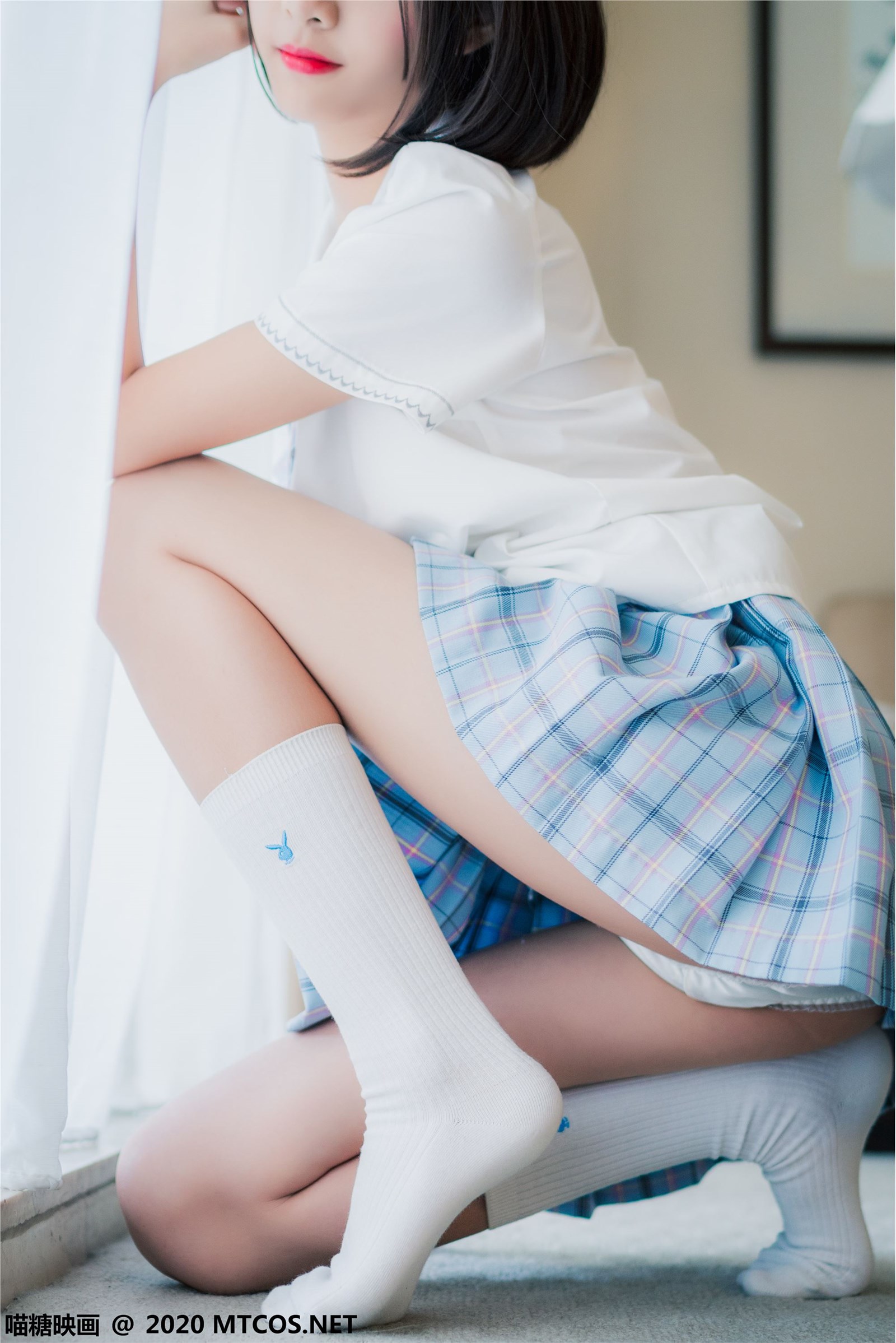 Meow sugar image vol.086 private white socks(35)