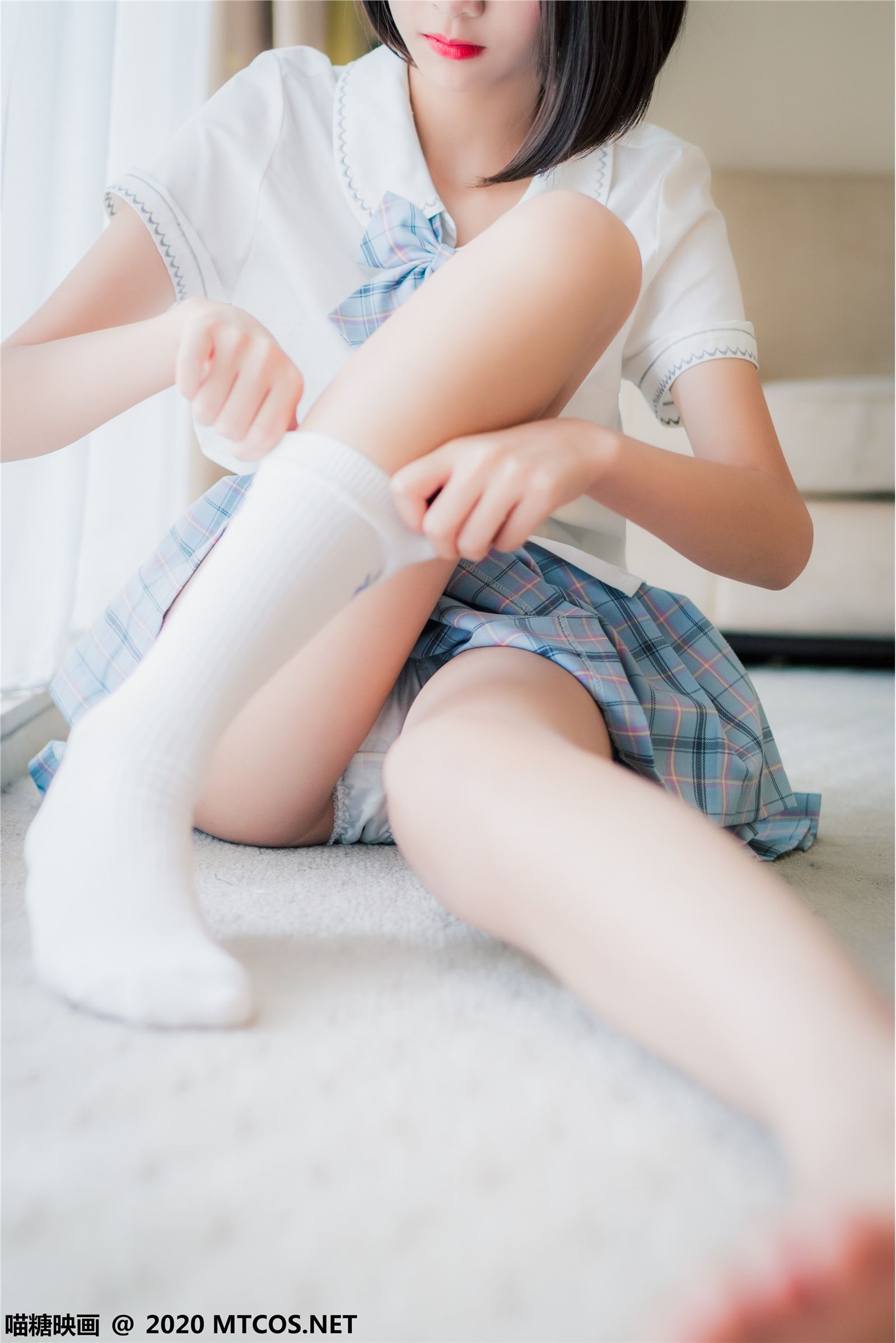 Meow sugar image vol.086 private white socks(38)