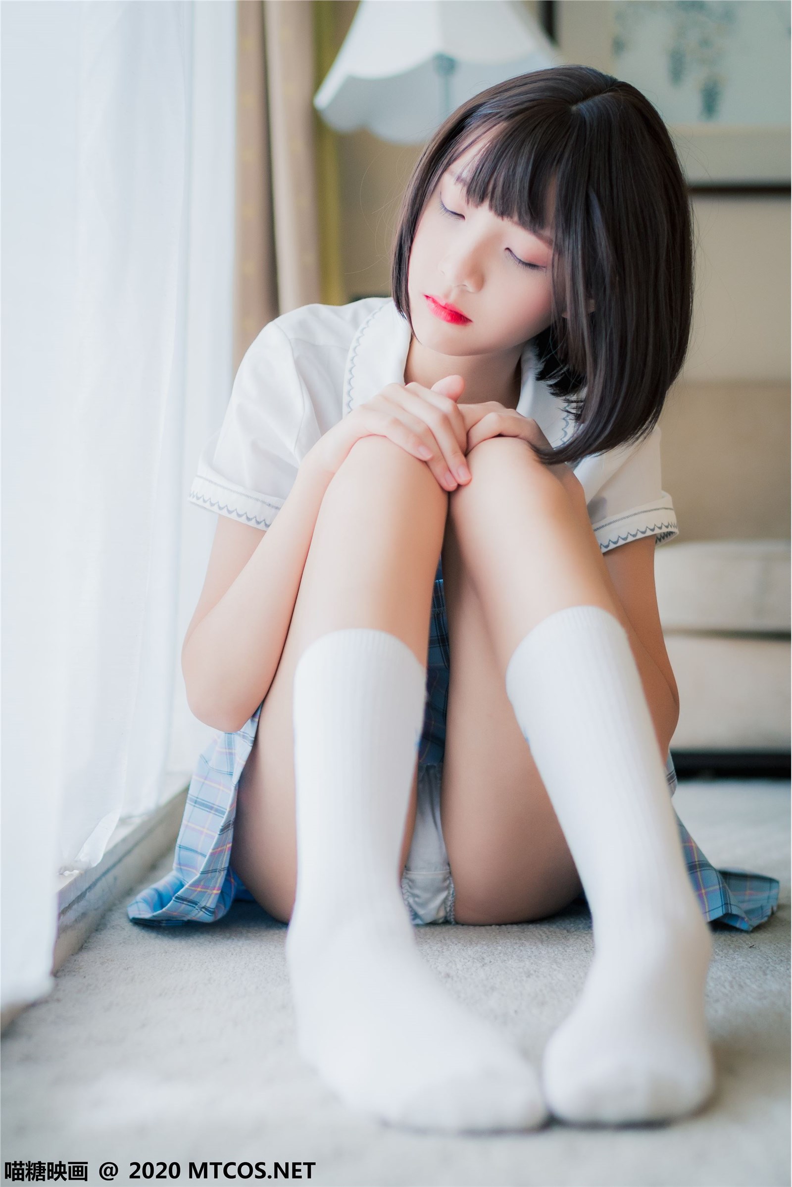 Meow sugar image vol.086 private white socks(5)