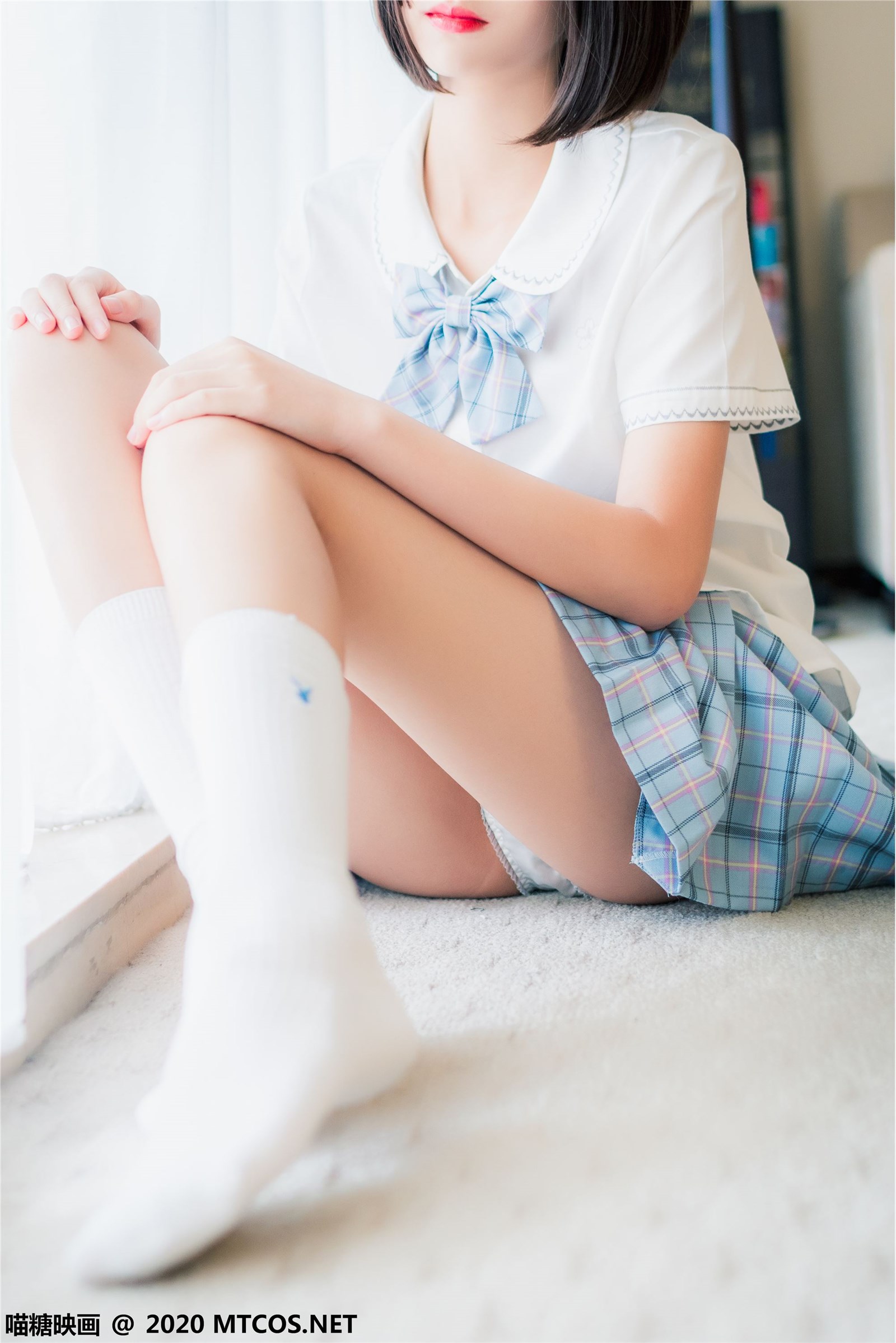 Meow sugar image vol.086 private white socks(9)