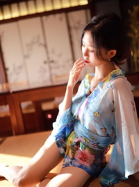 Dianniang Lishi water blue kimono(11)