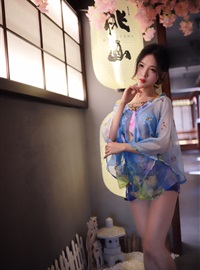 Dianniang Lishi water blue kimono(23)