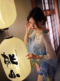 Dianniang Lishi water blue kimono(7)