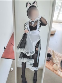 Stupid foam transparent maid selfie(11)