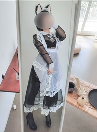 Stupid foam transparent maid selfie(15)
