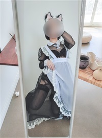 Stupid foam transparent maid selfie(32)