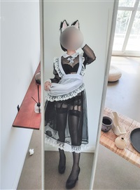 Stupid foam transparent maid selfie(5)