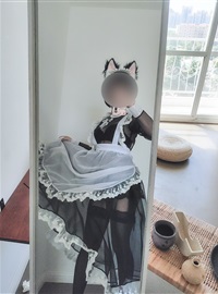 Stupid foam transparent maid selfie(6)