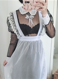 Stupid foam transparent maid selfie(8)