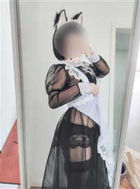 Stupid foam transparent maid selfie(9)