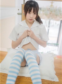 Kitaro blue and white striped socks(38)