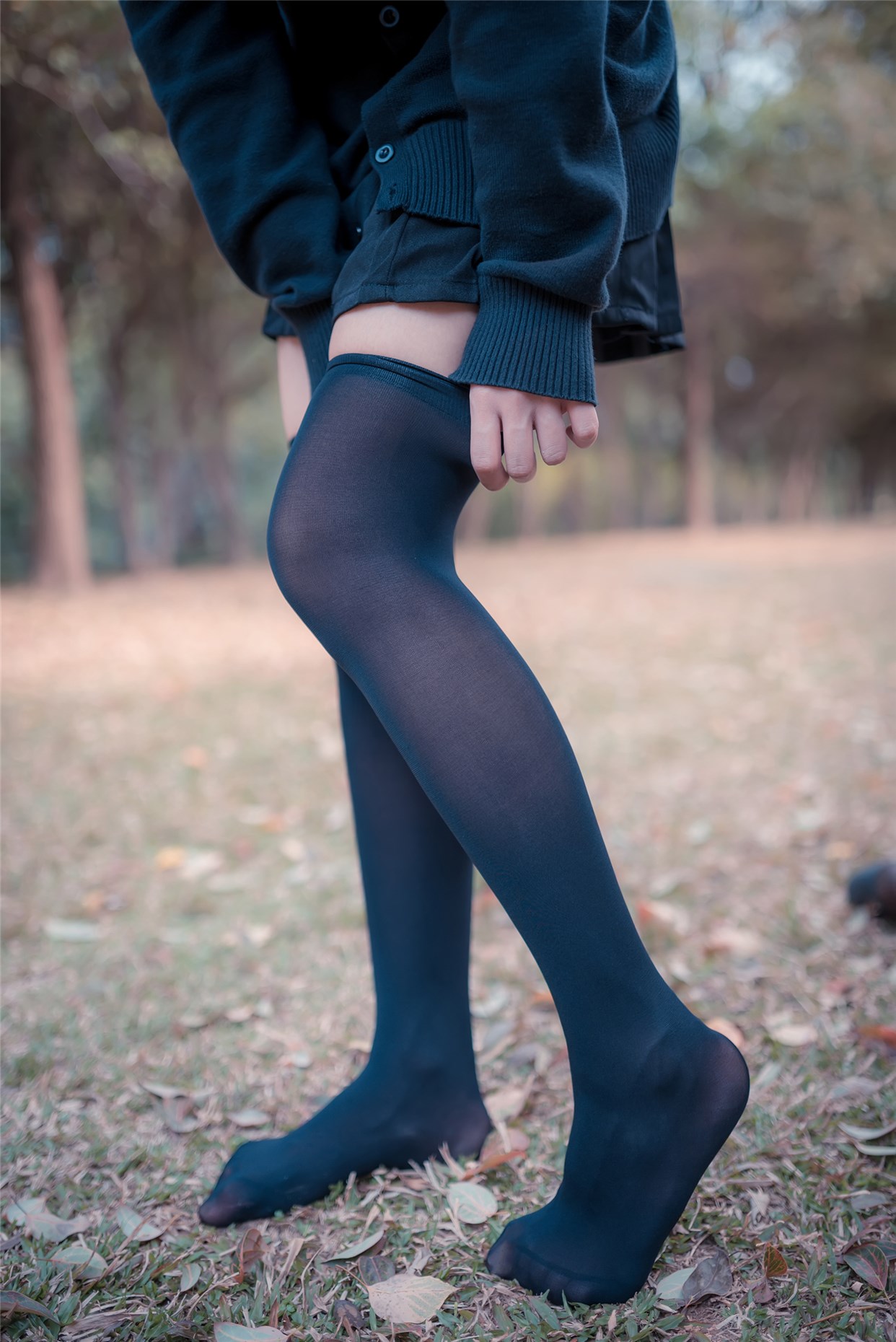 Black silk in the park(4)