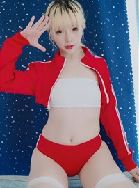 No.002 6-21 red gymnastic suit(44)