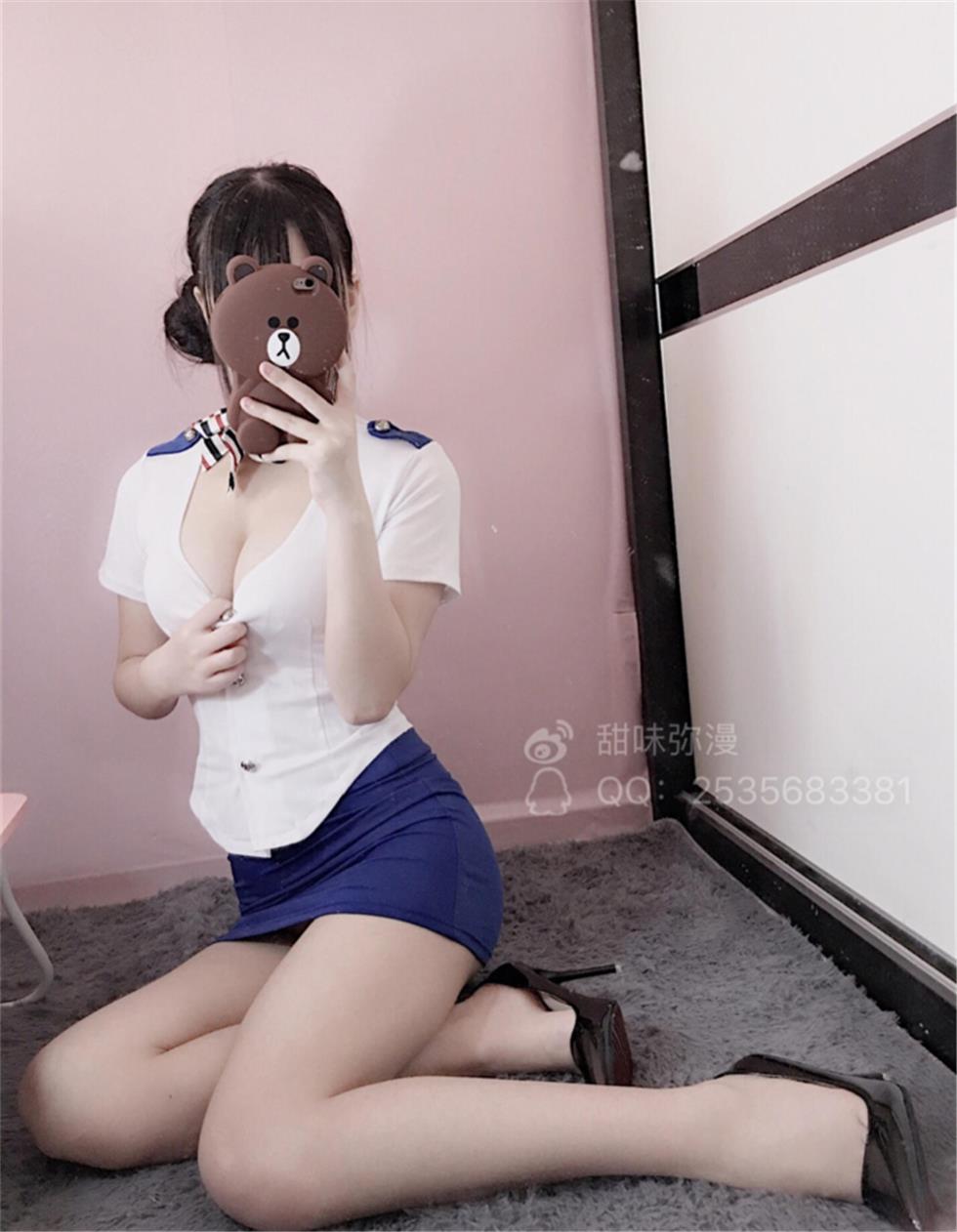 Cute white sauce - stewardess(9)