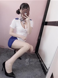 Cute white sauce - stewardess(2)