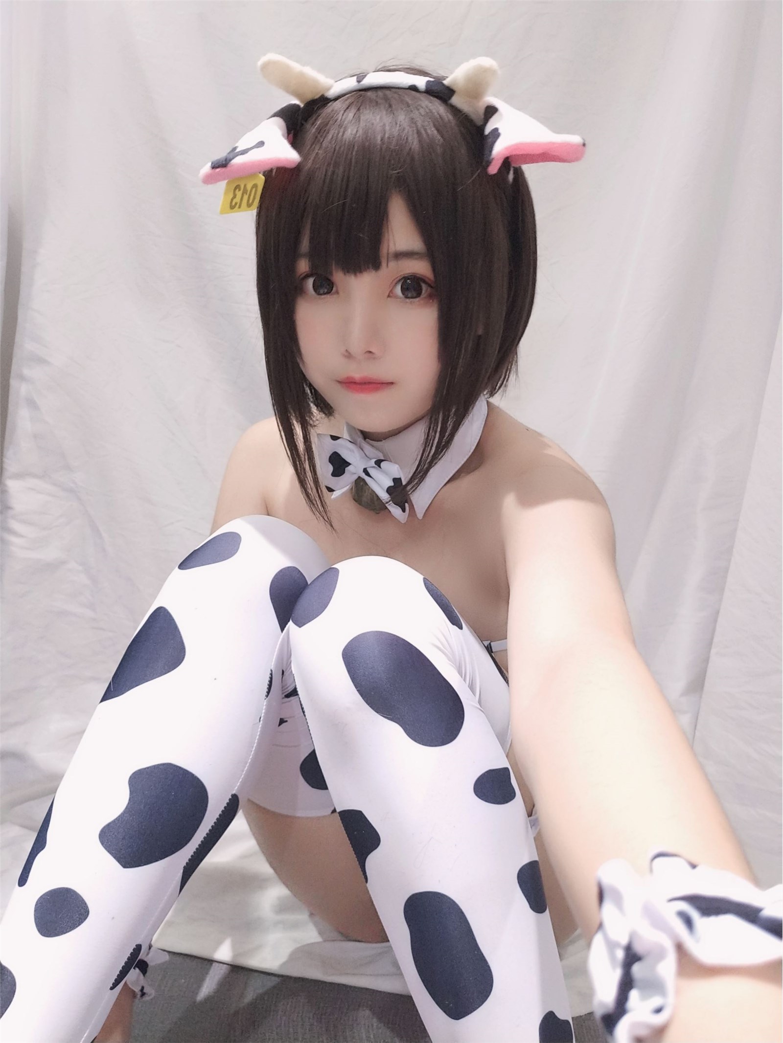 Honey cat Jo vol.025 little cow self portrait version maid(13)