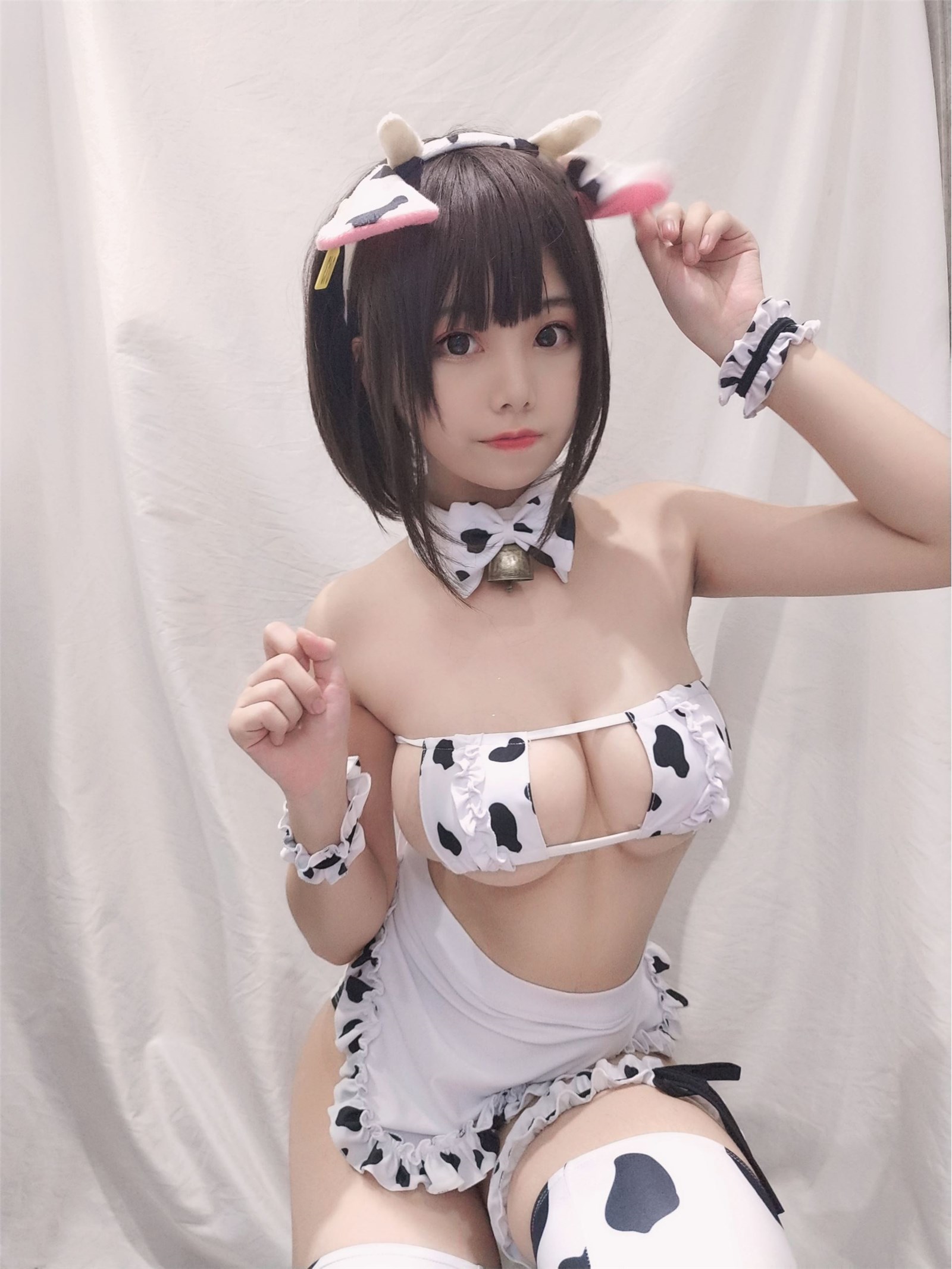 Honey cat Jo vol.025 little cow self portrait version maid(3)