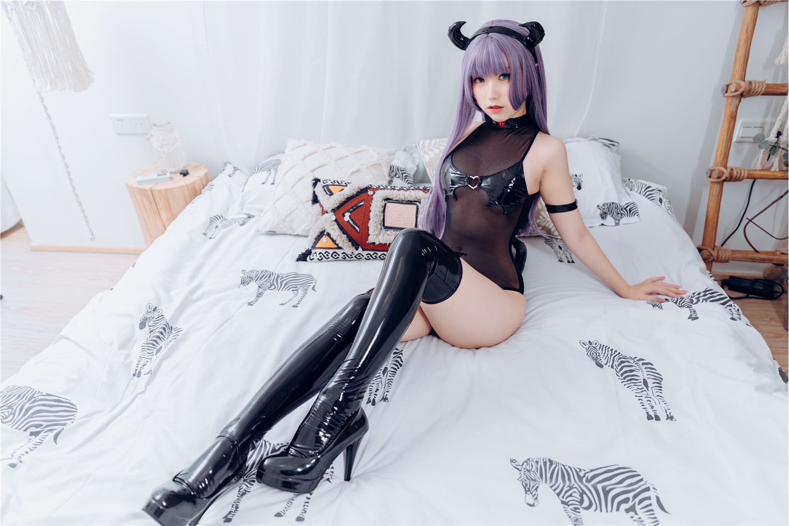 Yuyuanyuzi purple hair demon(18)