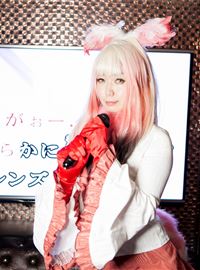美丽的白色和红色的羽毛女神cosplay(13)