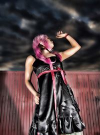 Yuzuriha Inori Ero-Cosplay Riona优雅的女歌手(37)